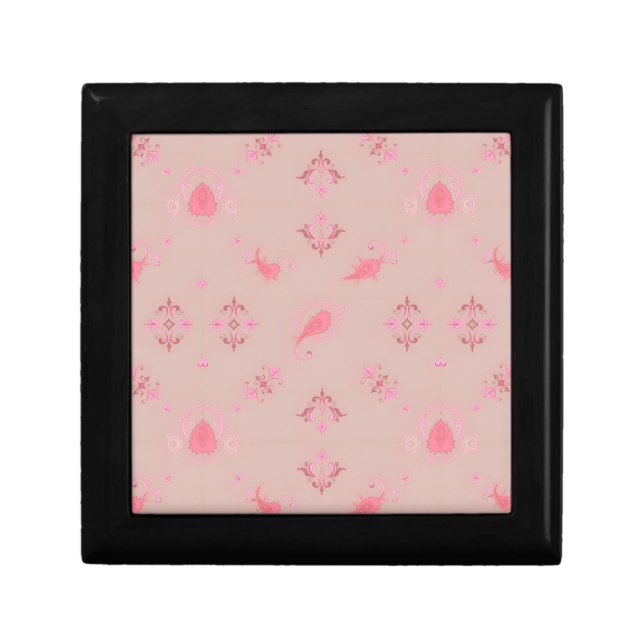 Pink Paisley Pattern Gift Box (Front)