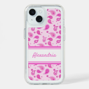 Pink Paisley iPhone 15 Case