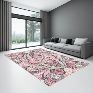 Pink Paisley The Home studio Rug