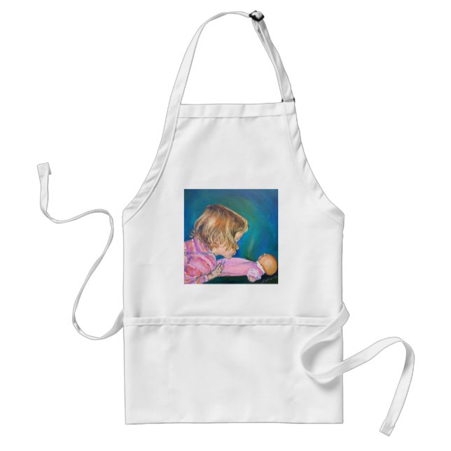 Pink Pajamas Apron (Front)