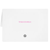 Pink Pajamas Card (Back Horizontal)