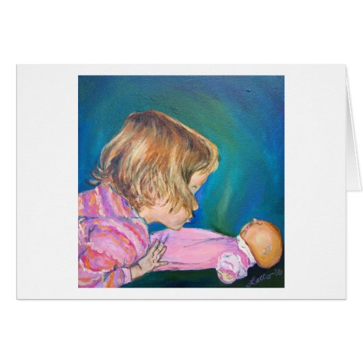 Pink Pajamas Card (Front Horizontal)