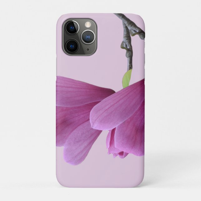 Pink Pale Magnolia iPhone Case (Back)
