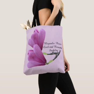 Pink Pale Magnolia Tote Bag