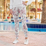 Pink Palette William Morris Design Leggings<br><div class="desc">Pink palette adaptation of a  William Morris vintage floral wallpaper called "Persian",  1917,  Brooklyn Museum collection.</div>