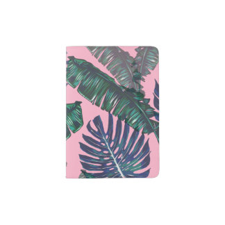 Pink & Palm Passport Cover