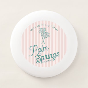 Pink Palm Spring Pastel Beach Bachelorette Party Wham-O Frisbee