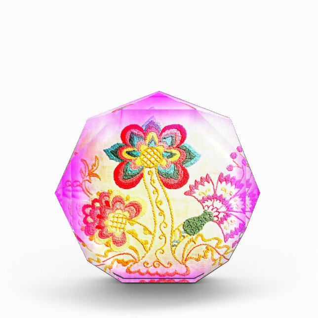 pink palm tree award (Front)