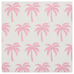 Black Palm Tree Fabric | Zazzle