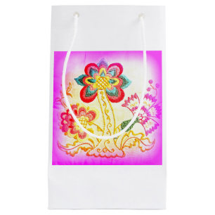 pink palm tree gift bag