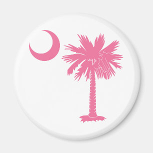 Pink Palmetto Magnet