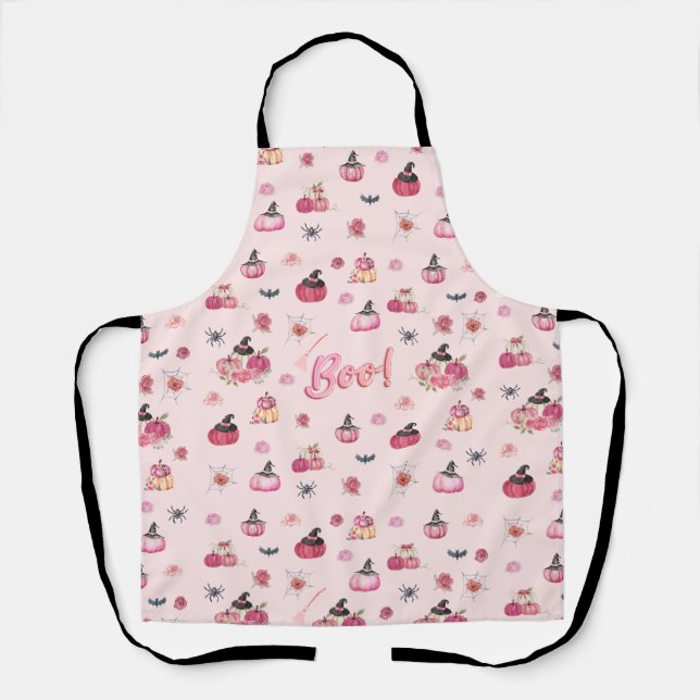 Pink Pampkin Apron (Front)