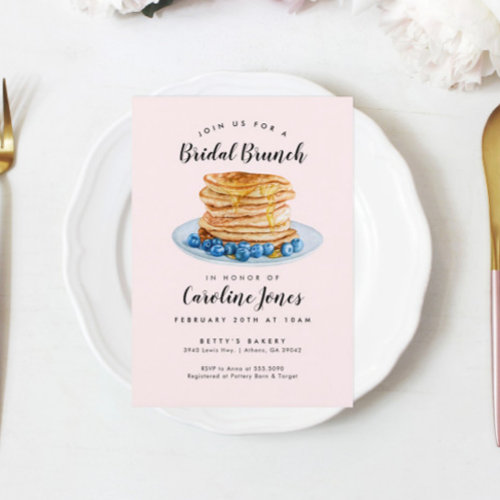 Pink Pancakes Bridal Brunch