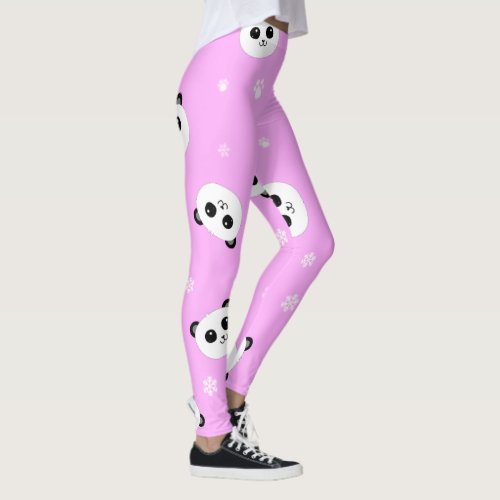 Pink Panda  Baby4Life  Panda Leggings