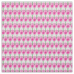 Pink pansies - retro wallpaper pattern fabric