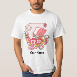 Pink Pansy Beautician T-Shirt