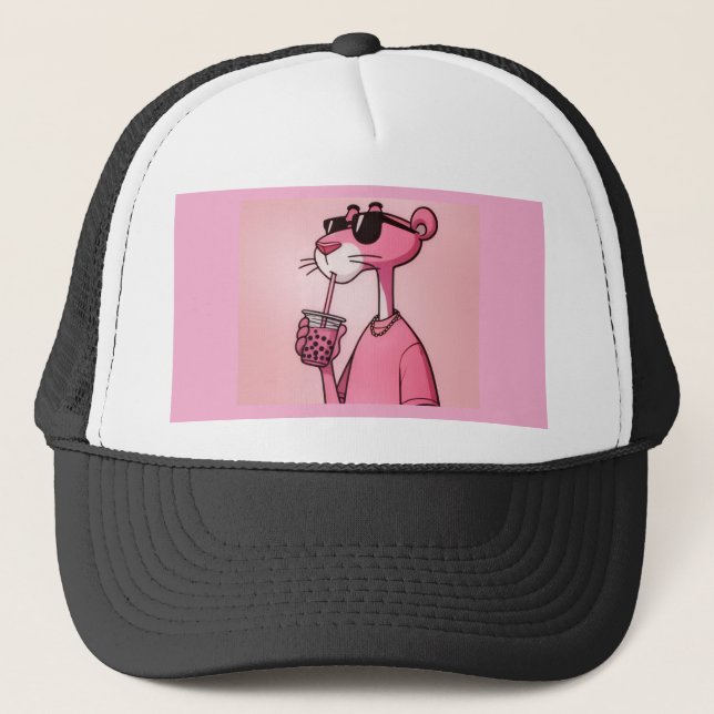 Pink Panther Hat – Cute & Bold Pink Tiger Cap (Front)