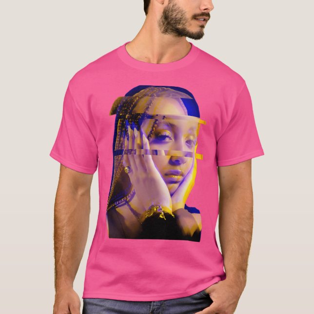 Pink Pantheress - Break It Off - Hyperpop Girl T-Shirt (Front)