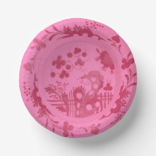 Pink Paper Bowls