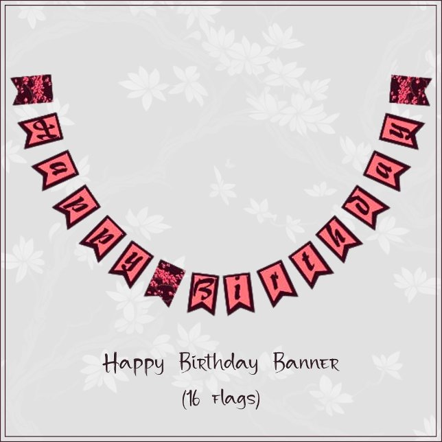 Pink Paper Crane Origami Cherry Blossom Bunting Flags (Creator Uploaded)