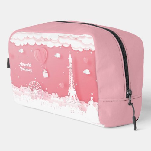 Pink Paper Paris Quinceaera Dopp Kit