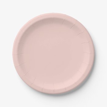 Pink Paper Plate by JulDesign at Zazzle