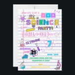 Pink Paper Science Invitation<br><div class="desc">Pink Paper Science Invitation
Join us for some Science Fun!</div>