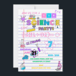 Pink Paper Science Invitation<br><div class="desc">Pink Paper Science Invitation
Join us for some Science Fun!</div>