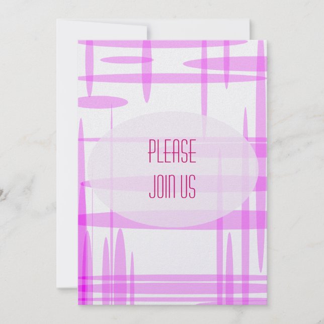 Pink Parade Invitation (Front)
