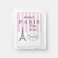 Pink Paris Eiffel Tower Baby Shower 