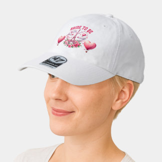 Pink Paris Eiffel Tower Bride To Be Romantic Flora 47 Brand Hat
