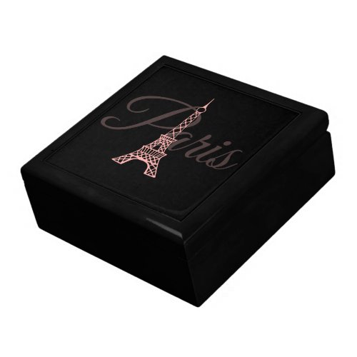 Pink Paris Eiffel Tower Jewelry Gift Box