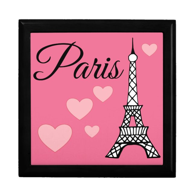 Pink Paris Jewelry Box (Front)