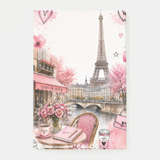 Pink Paris Post-it Notes