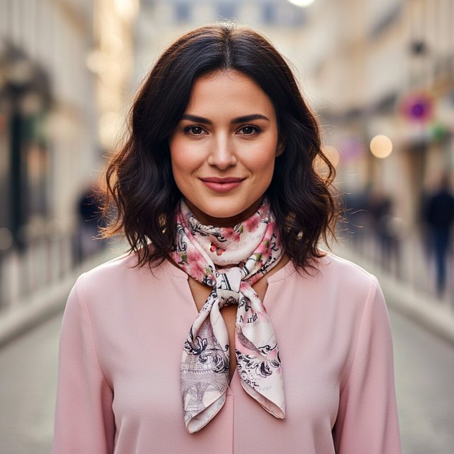 Pink Paris spring Scarf (Creator Uploaded)
