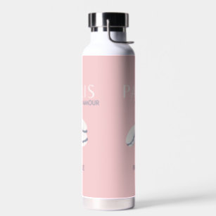 Palm Beach, Preppy, Pink Water Bottle