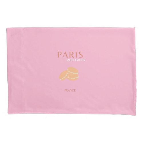 Pink Paris Travel Art Retro Art Preppy Art Decor  Pillow Case