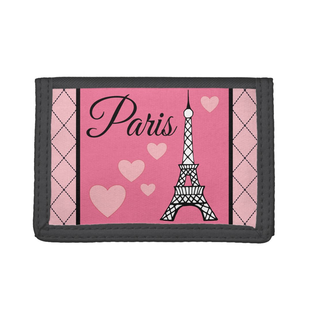 Pink Paris Wallet (Front)
