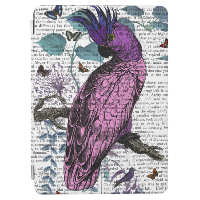 Pink Parrot iPad Air Cover (Front)