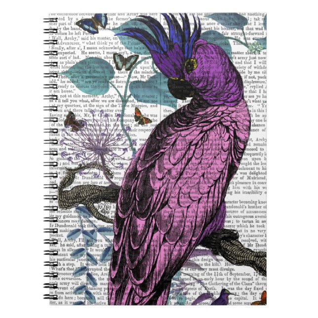 Pink Parrot Notebook (Front)