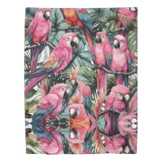 Pink Parrots 