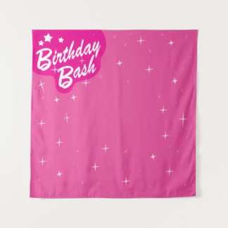 Pink Party Backdrop - Girl's Birthday Party
