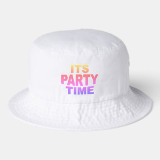 Pink Party Time Bucket Hat
