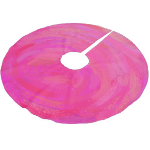 Pink Passion Brushed Polyester Tree Skirt