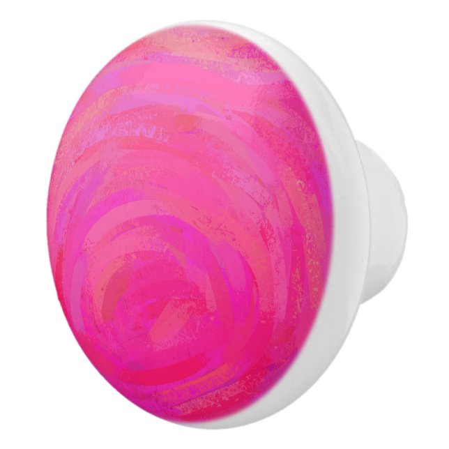 Pink Passion Ceramic Knob (Right)