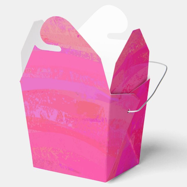 Pink Passion Favor Boxes (Opened)