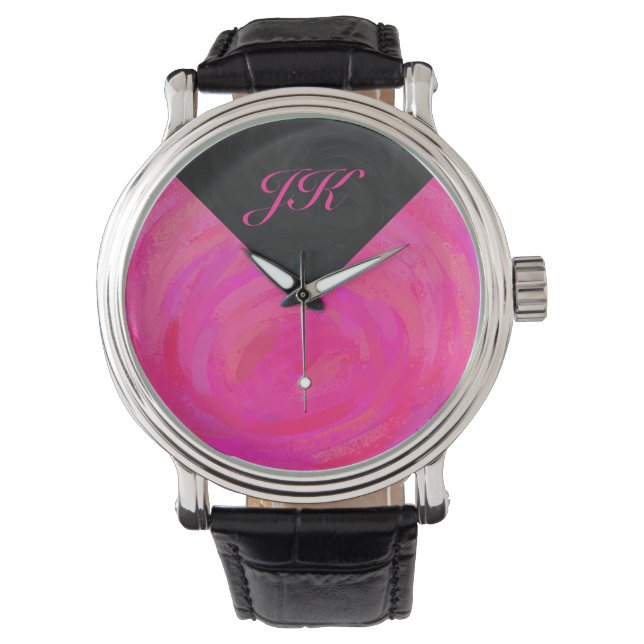 Pink Passion Monogram Watch (Front)
