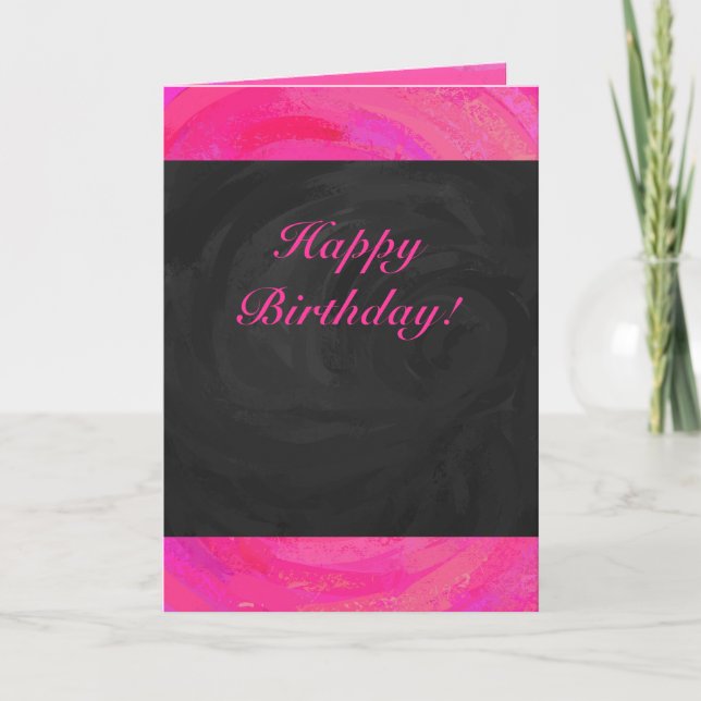 Pink Passion Personalized Card (Front)