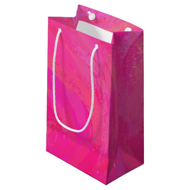 Pink Passion Small Gift Bag (Front Angled)