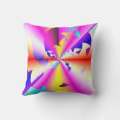 Pink Passion Throw Pillow (Back)